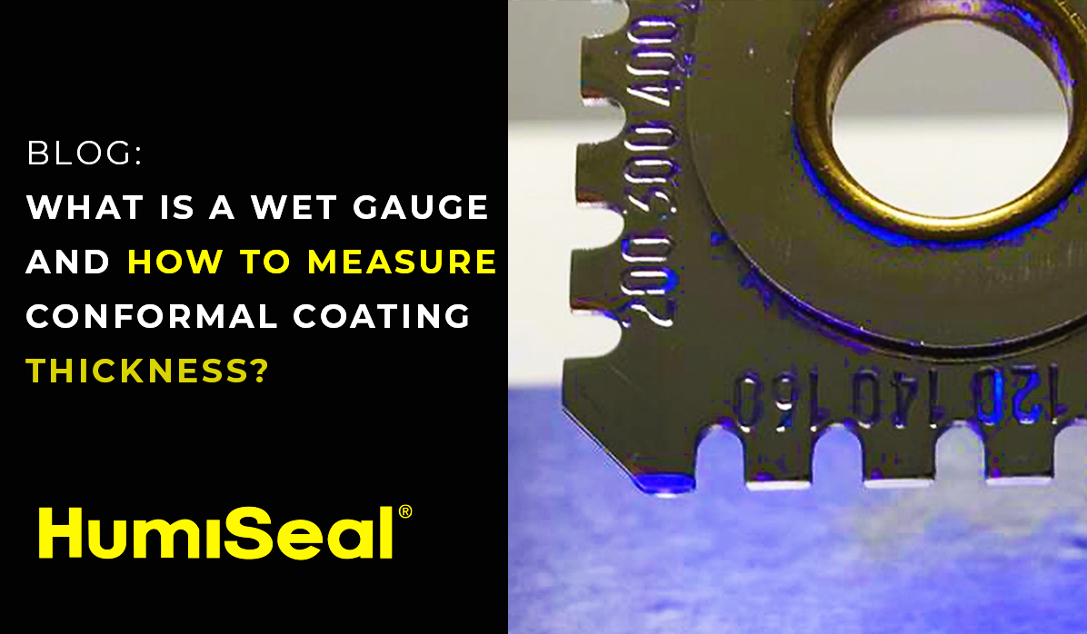 Conformal Coating wet gauge to measure thickness