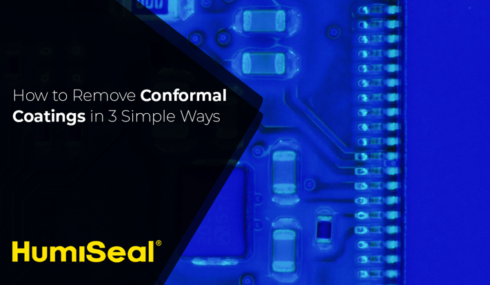 How to remove conformal coatings