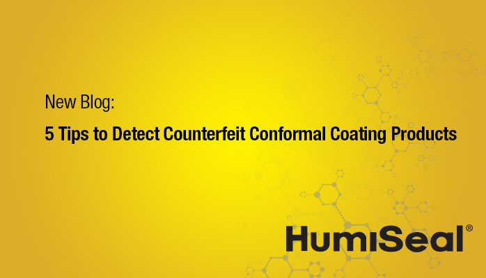 HumiSeal against counterfeit products